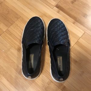 black slip on shoes